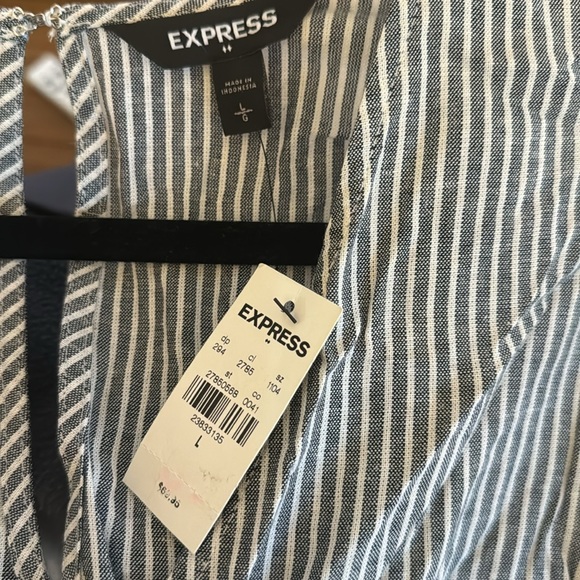 Express | NWT stripped jumpsuit - Picture 5 of 6